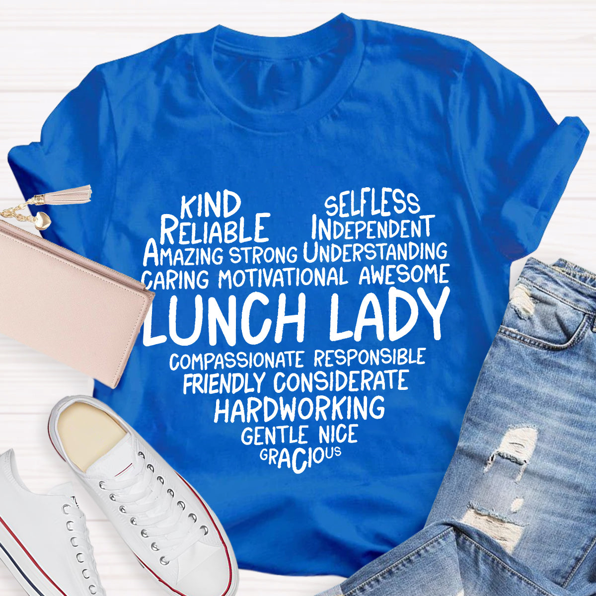 Lunch Lady Kind Amazing T-shirt