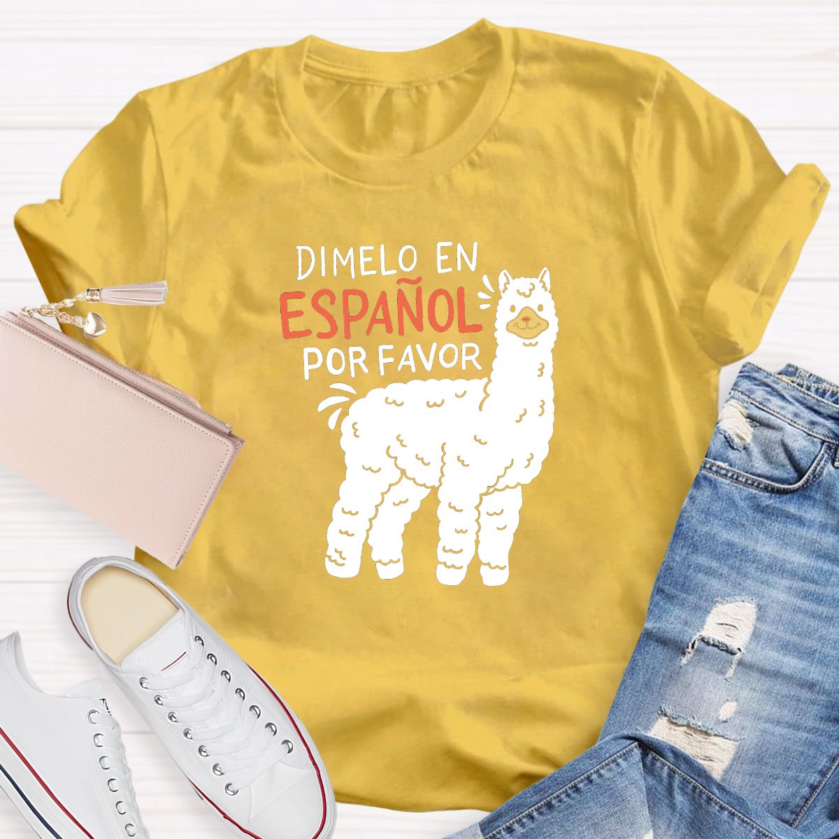 Dimelo En Espanol Por Favor Spanish Teacher's Shirt