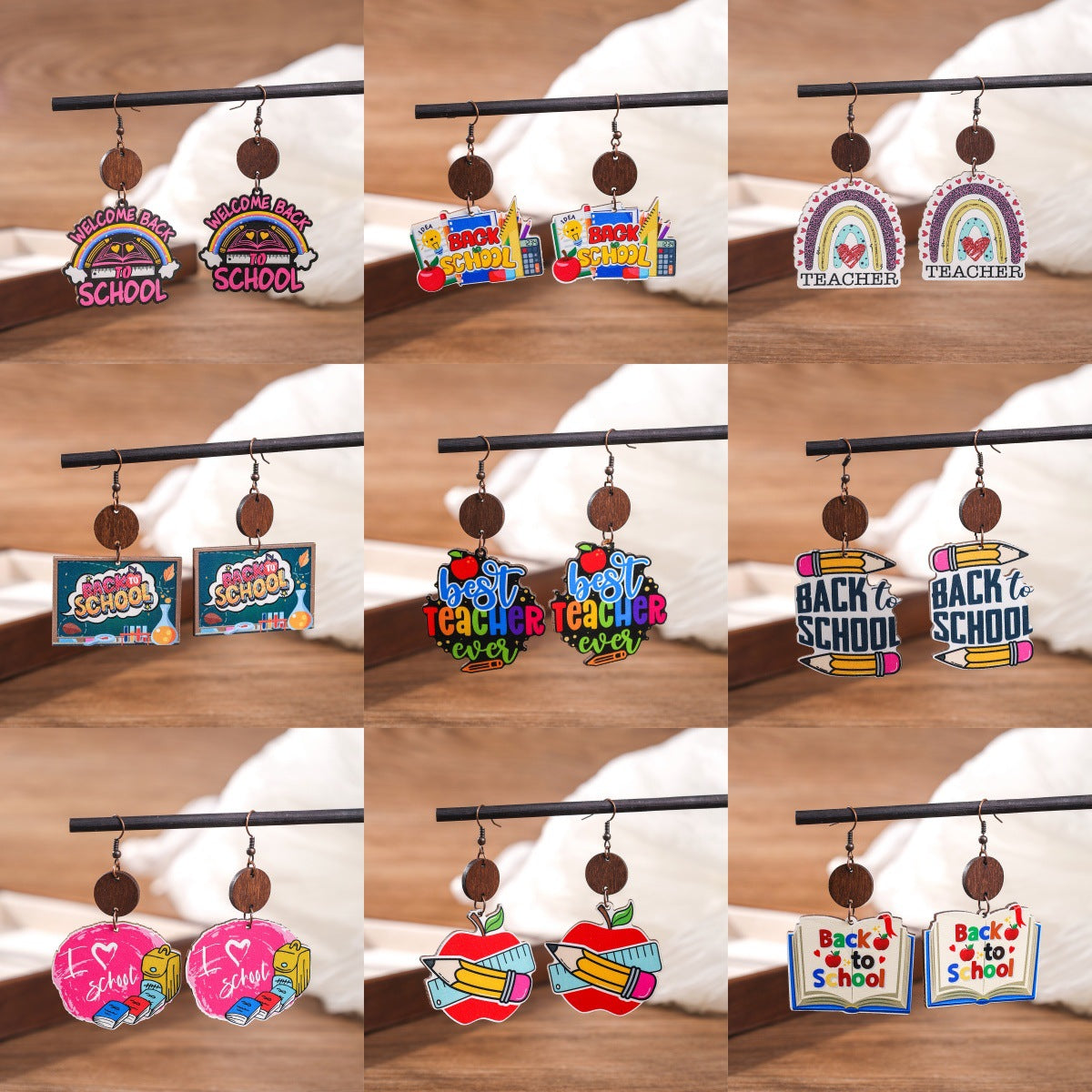 Back To School Season Teachers' Day Earrings