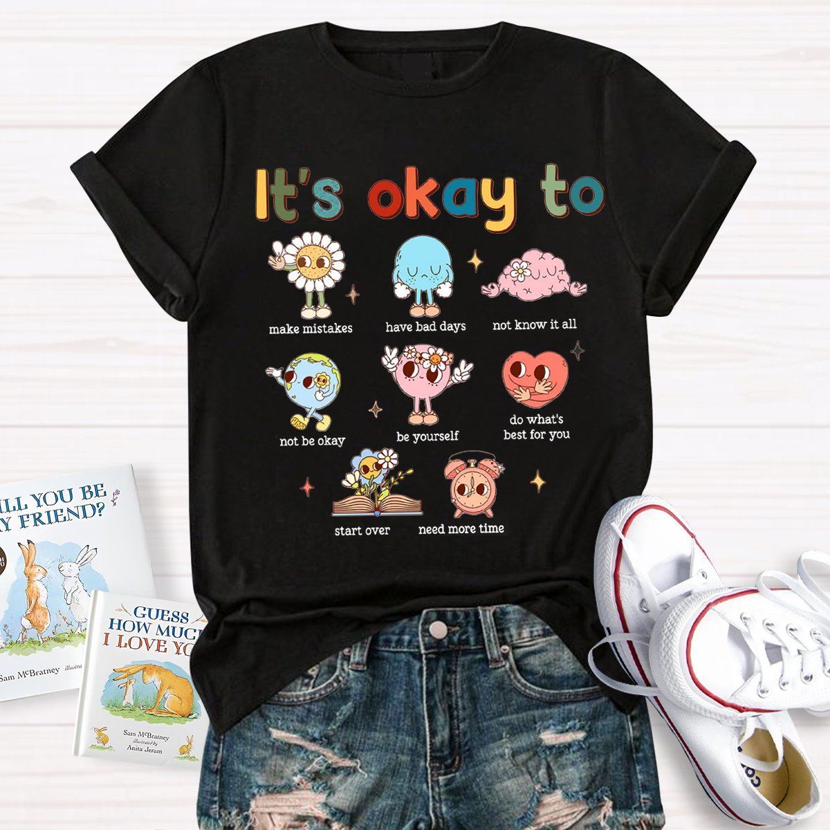 It's Ok To Mental Health Awareness Psychologist Teachers T-shirt