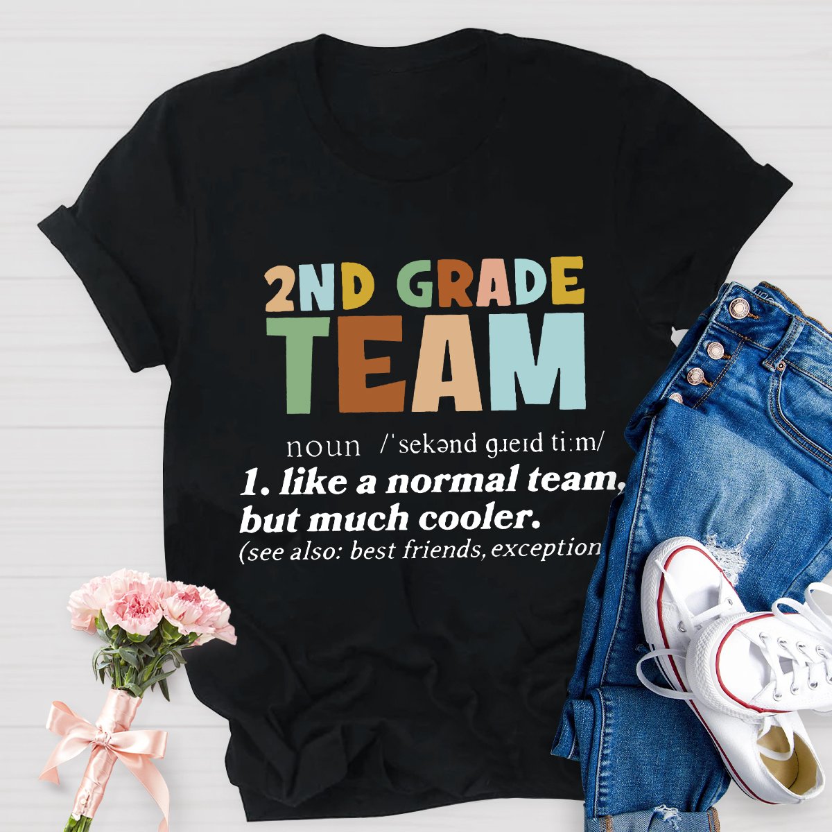 Personalized Grade Team Definition Teacher T-Shirt