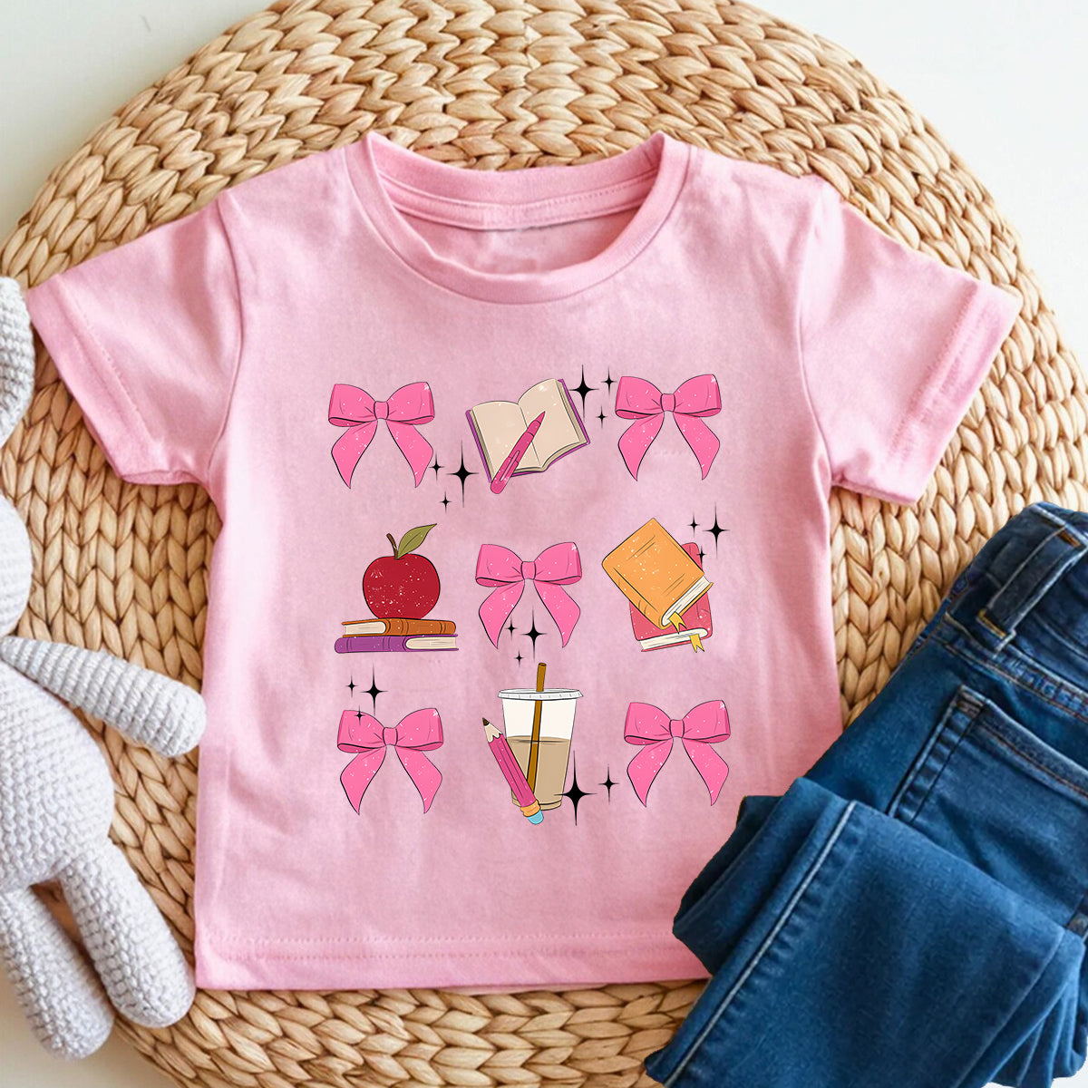 Personalized Grade Hello Kindergarten Sweet Little Learner Toddler T-shirts