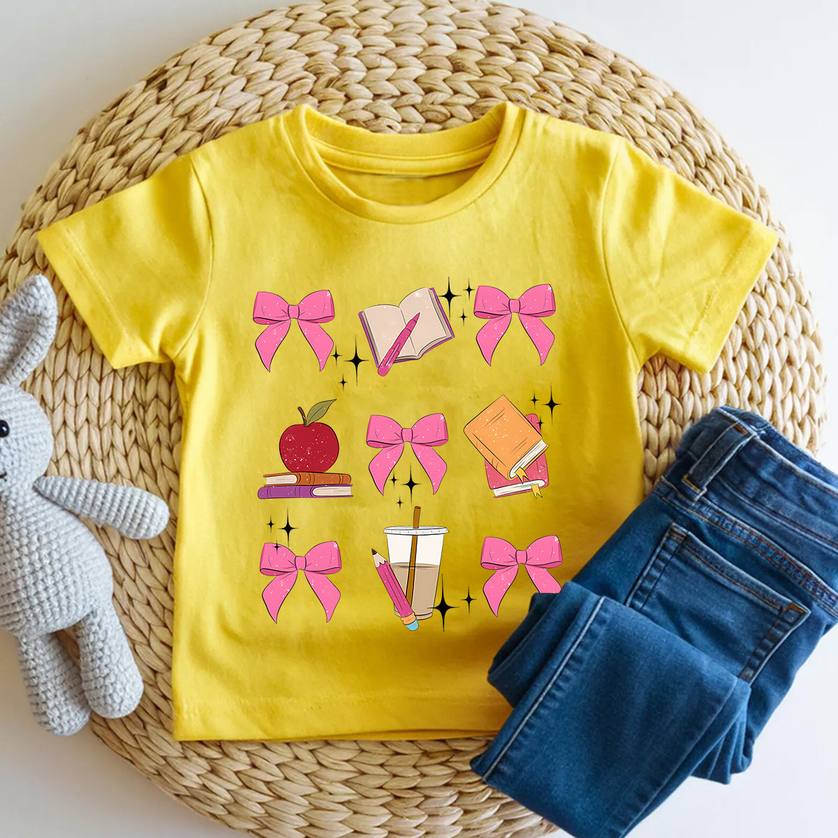 Personalized Grade Hello Kindergarten Sweet Little Learner Toddler T-shirts