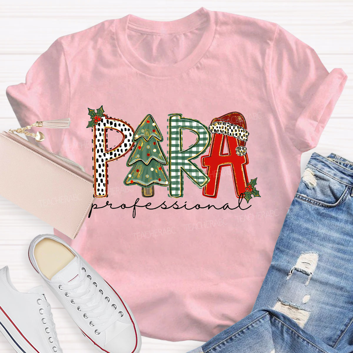 Para Professional Christmas Tree And Christmas Vibes T-shirt