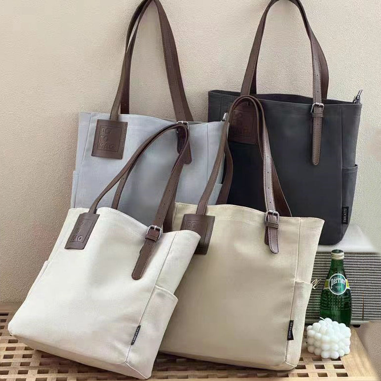 Thickened Single-Shoulder Tote Canvas Bag
