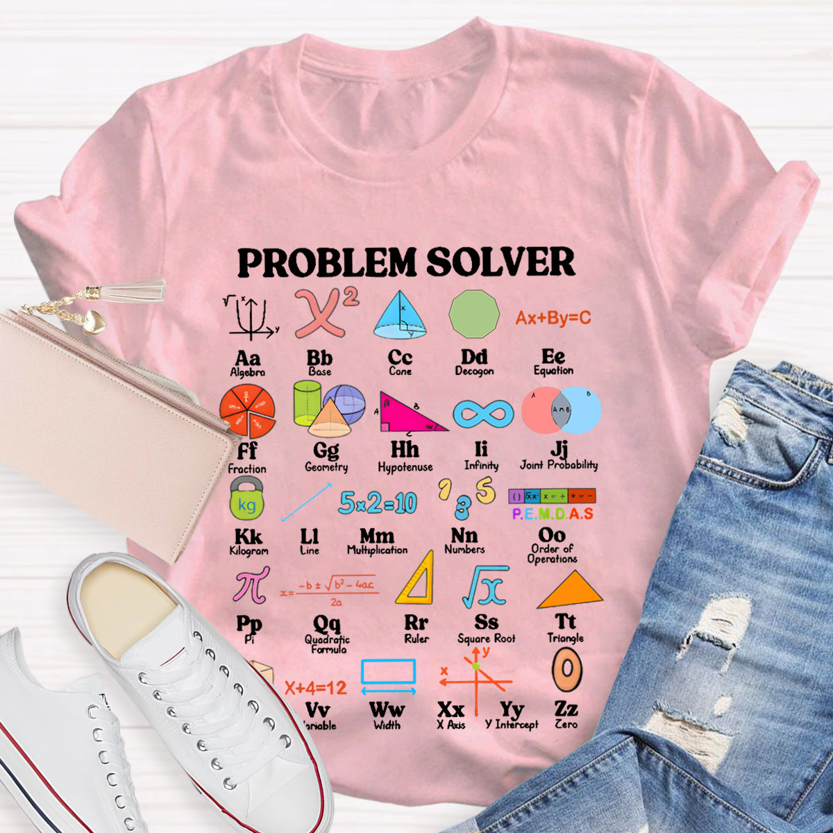 Problem Solver Math Teacher T-shirt