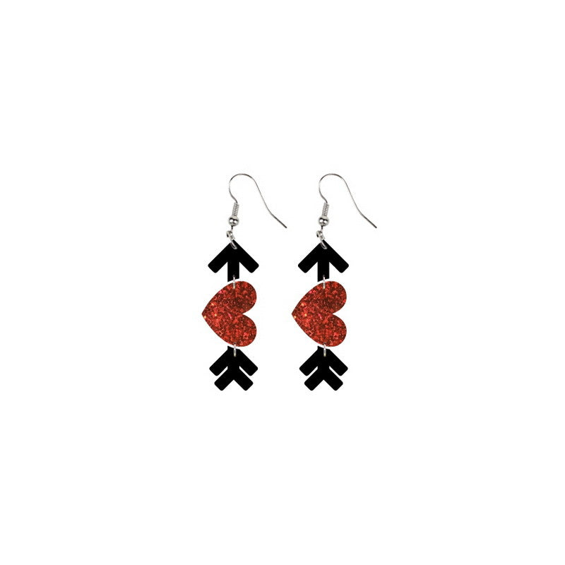 Devil Heart Bear Envelope Balloon Goblin Earrings