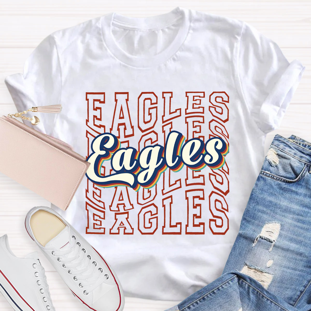 Personalized School Spirits Mascot T-Shirt