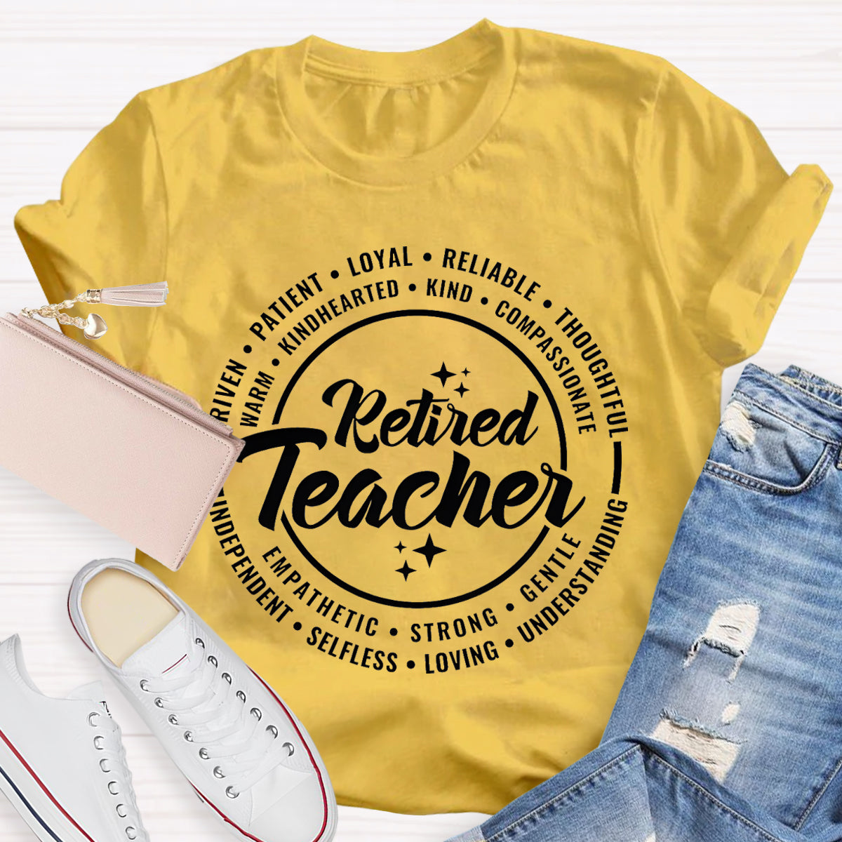 Retired Teacher Strong Teacher T-Shirt