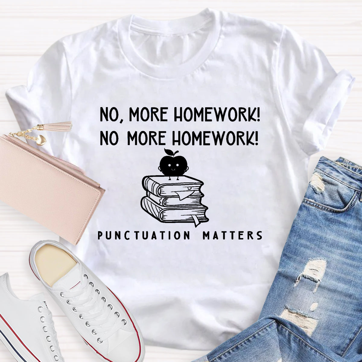 No More Homework Teacher T-Shirt