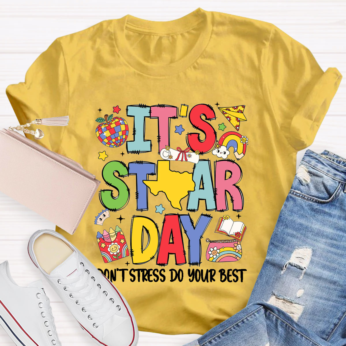 It's Star Day Don't Stress Be Your Best Teacher T-Shirt