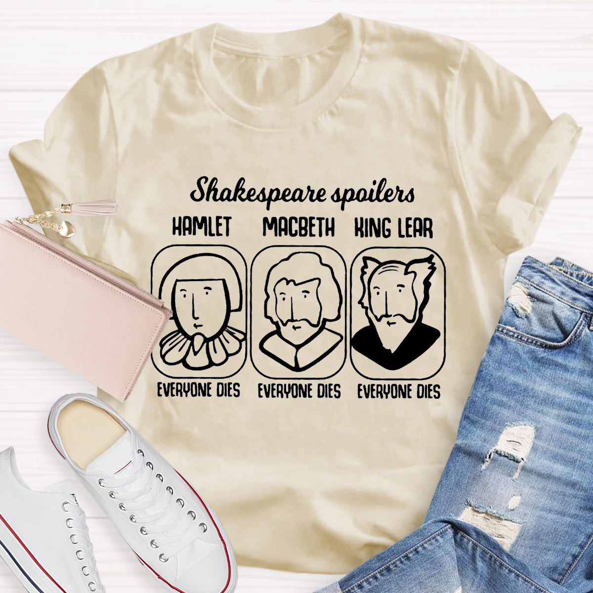 Shakespeare Spoilers Teacher T-Shirt