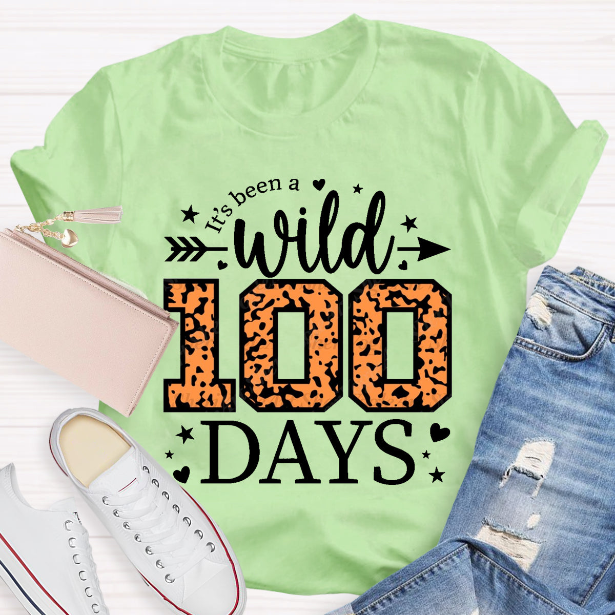 It'S Been A Wild 100 Days T-Shirt