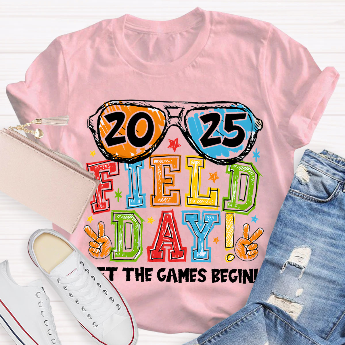 Field Day Let The Games Begin Teacher T-Shirt