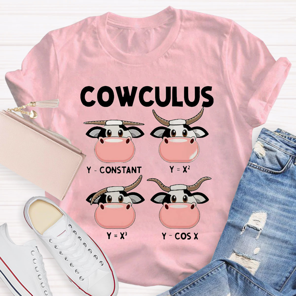 Cowculus Math Teacher T-Shirt