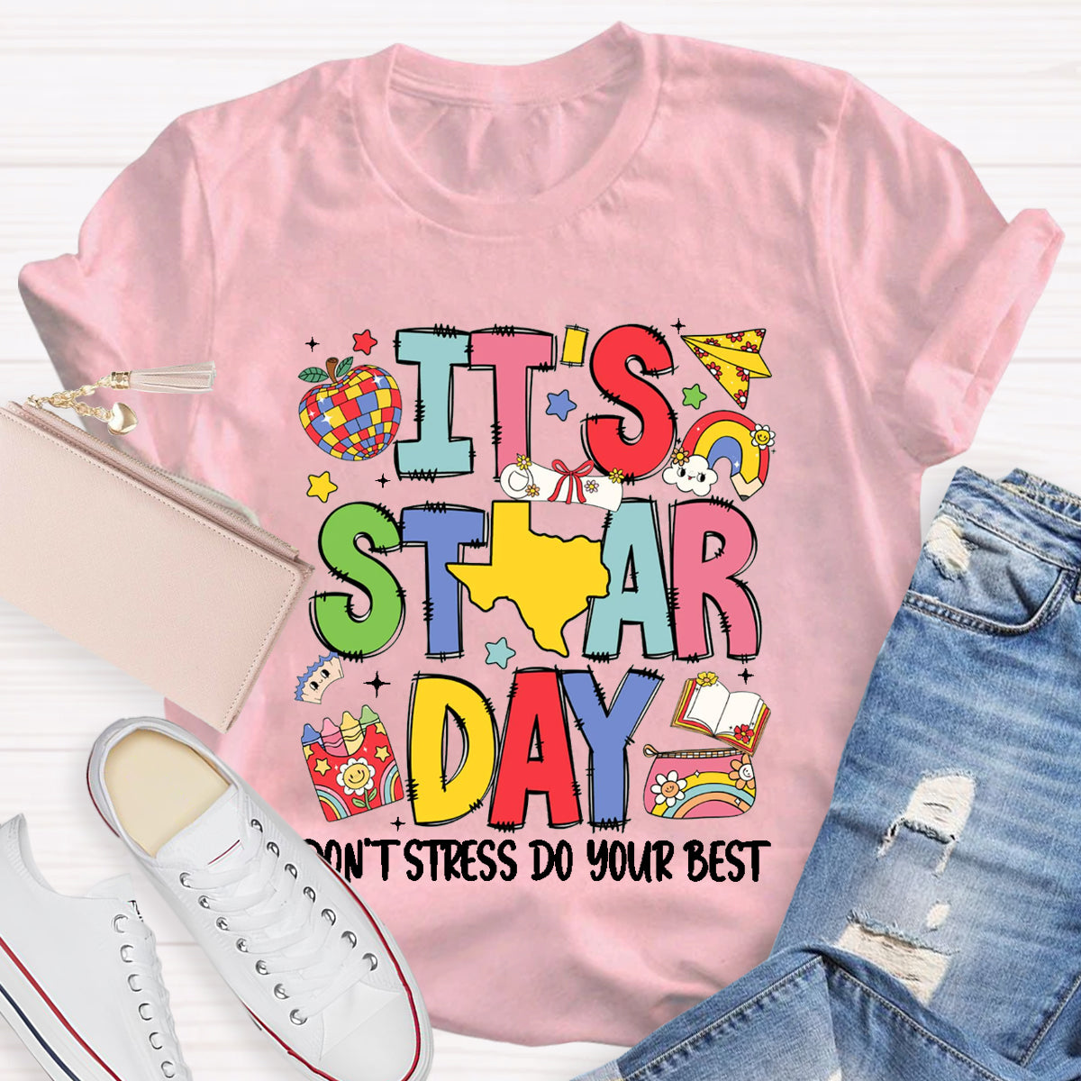It's Star Day Don't Stress Be Your Best Teacher T-Shirt