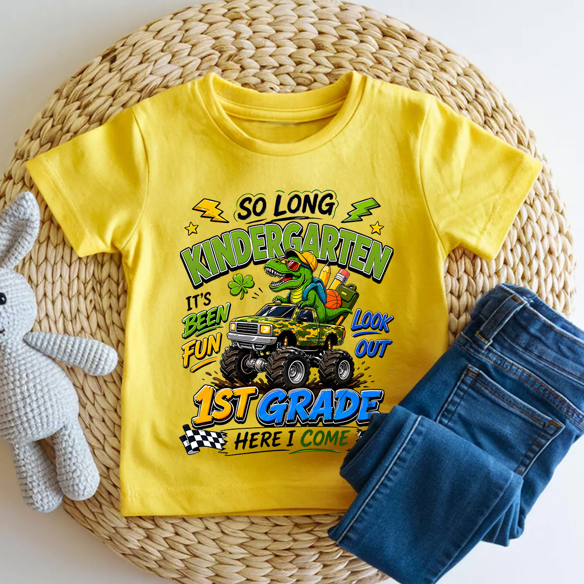 Personalized Grade So Long Kindergarten It'S Been Fun Toddler T-shirts
