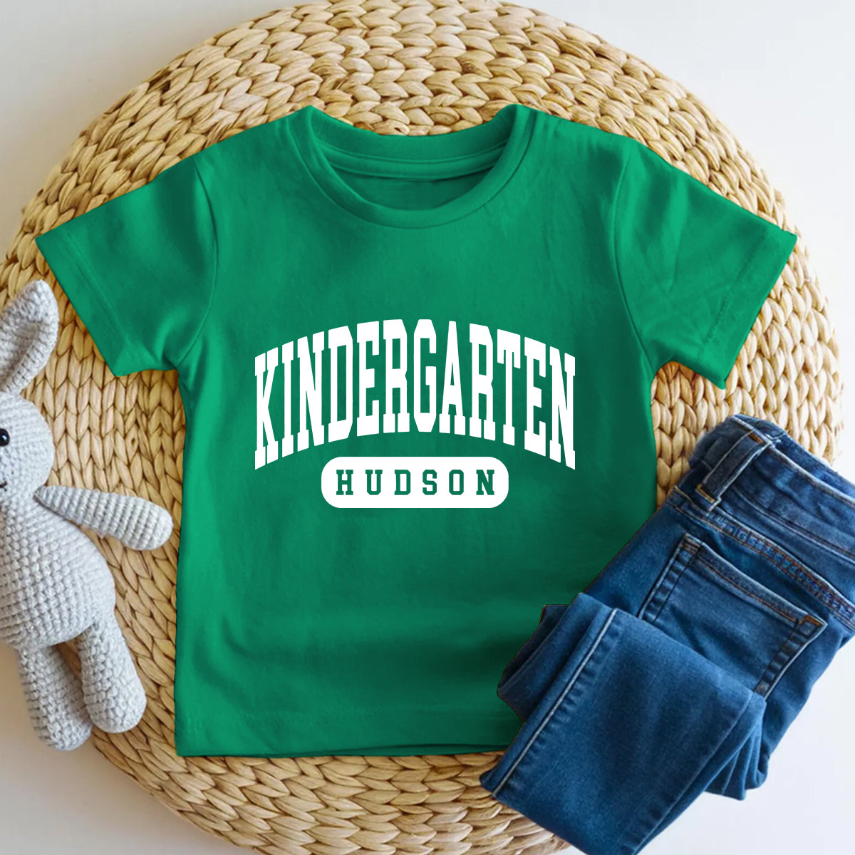 Personalized Name And Grade School Mode On Toddler T-shirts