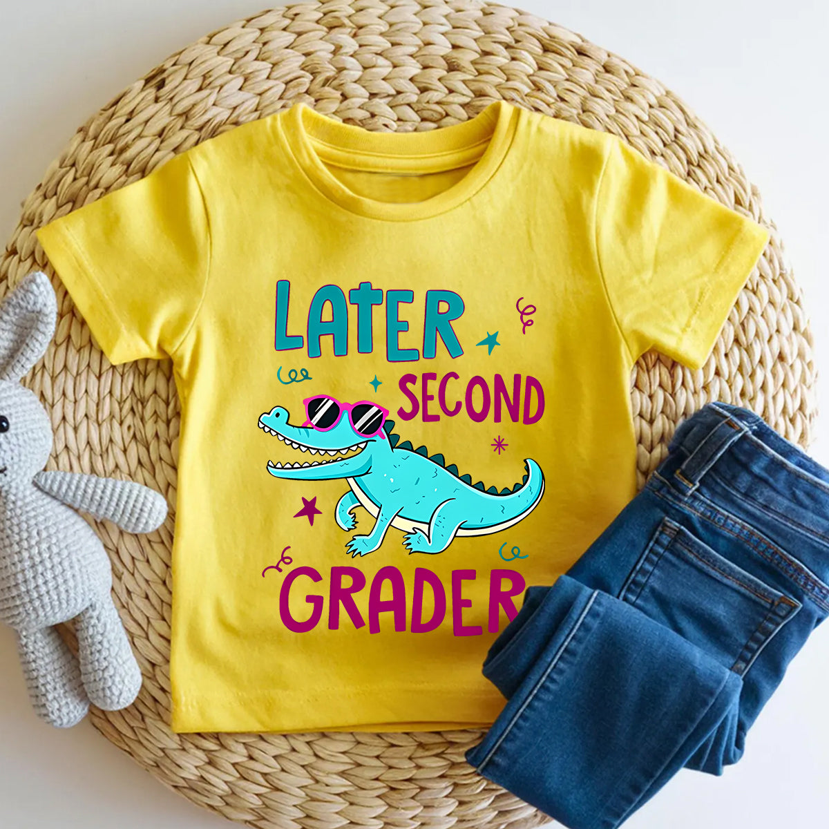 Personalized Grade Later Second Grader Toddler T-shirts
