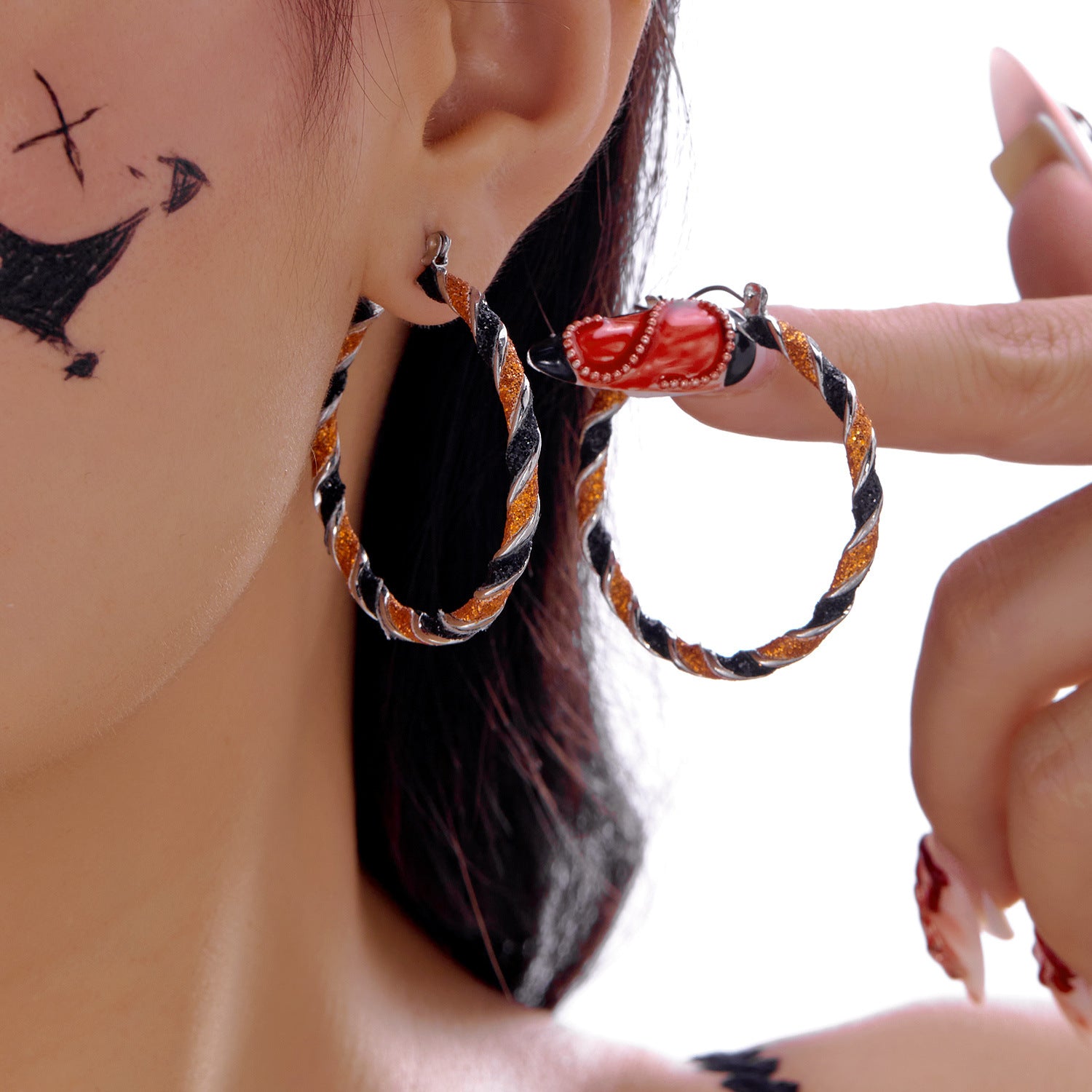 Halloween Earrings Pumpkin Ghost
