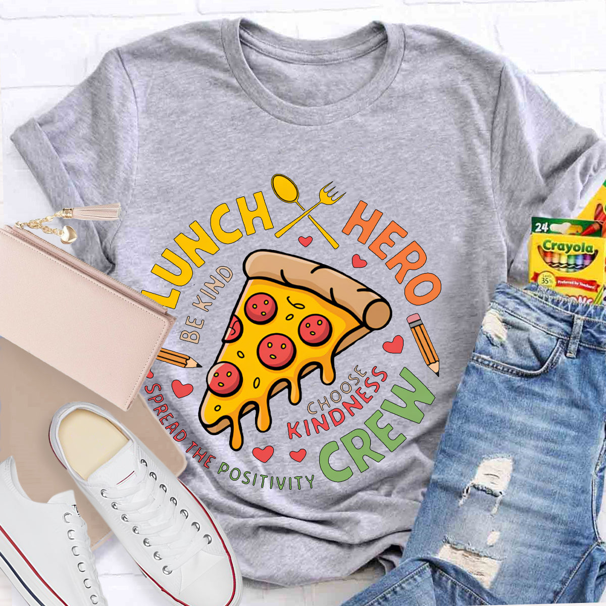 Lunch Hero Crew T-shirt