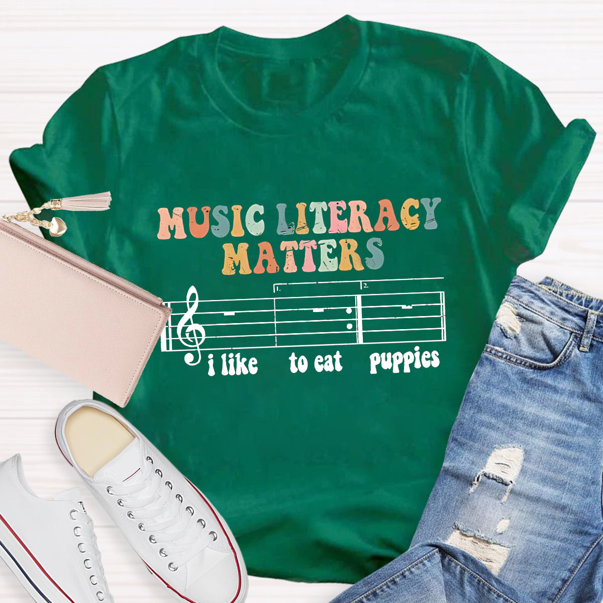 Music Literacy Matters Teacher T-Shirt