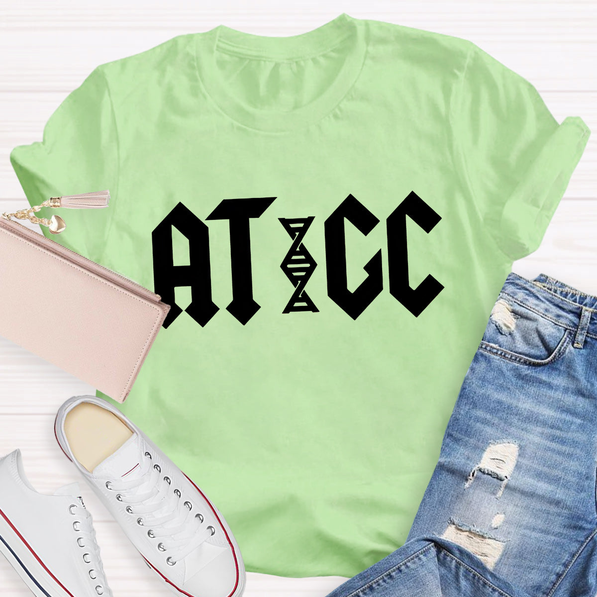 ATGC Molecular Biology Genetics Teacher T-Shirt