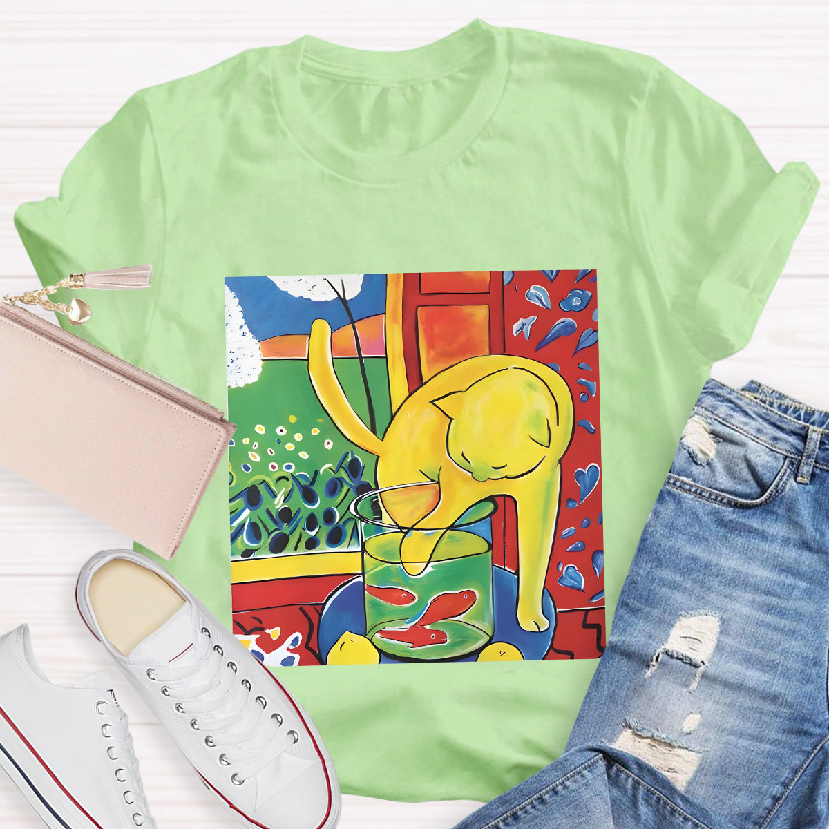 Cat In The Fish Tank T-Shirt