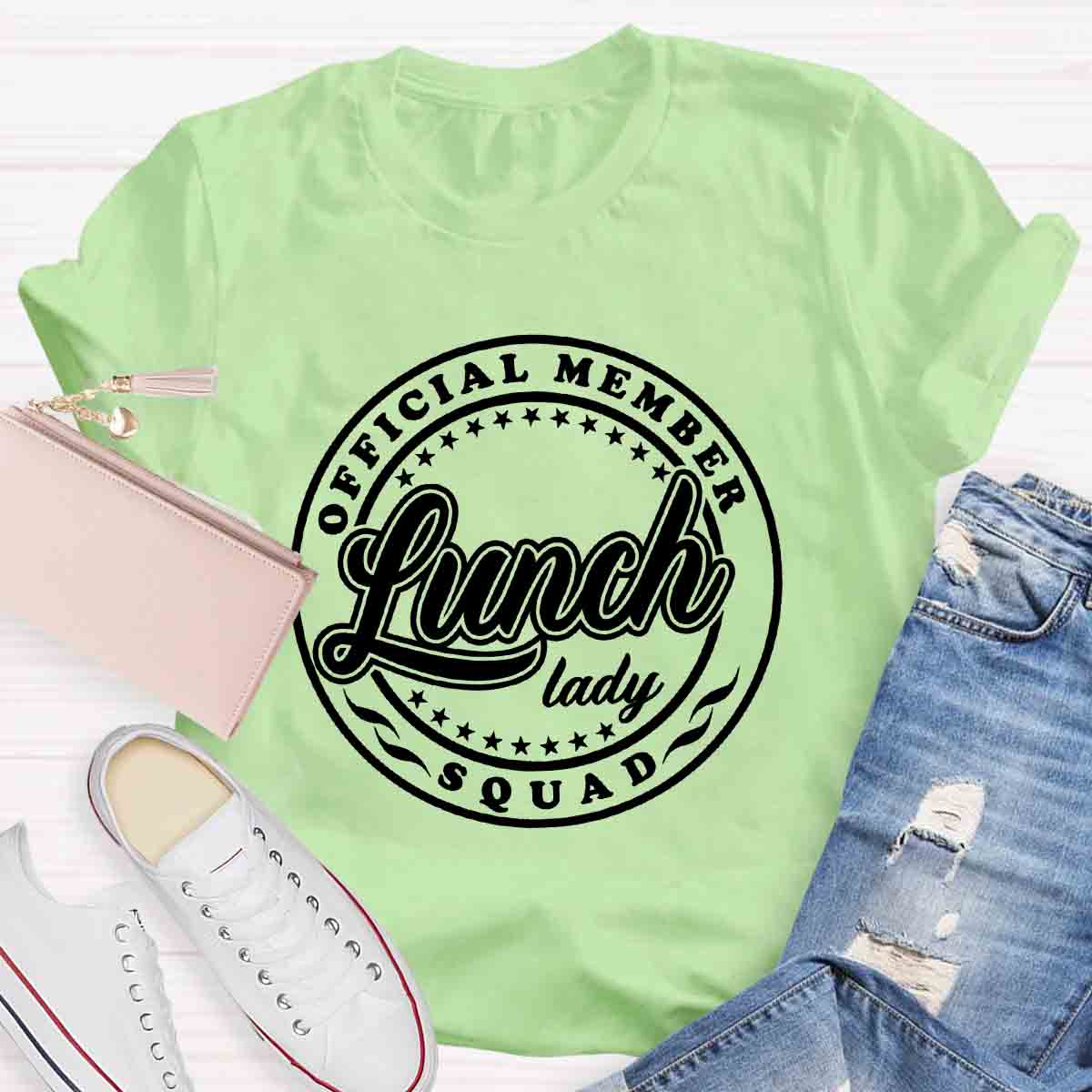 Official  Member Squad Lunch Lady T-Shirt