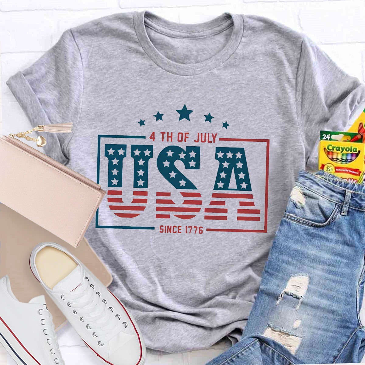 4th Of July Since 1776 Teacher T-Shirt