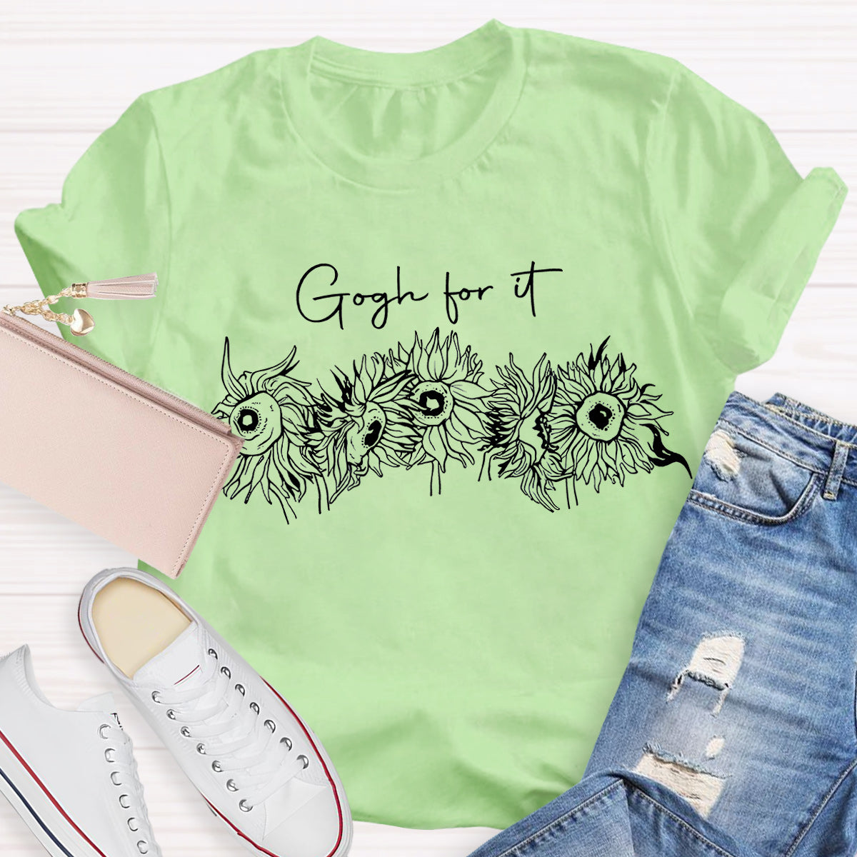 Go For It Art Teacher T-Shirt