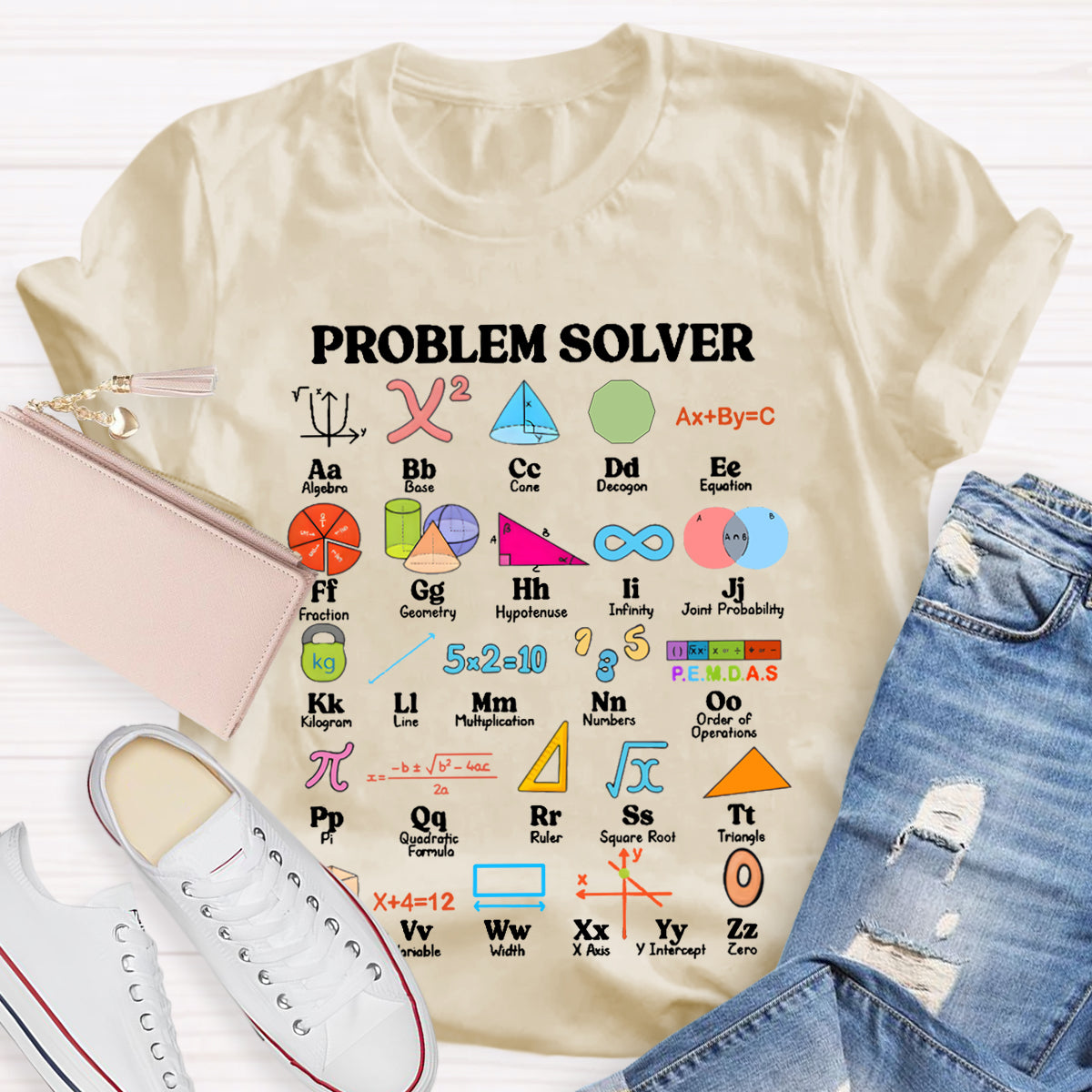 Problem Solver Math Teacher T-shirt
