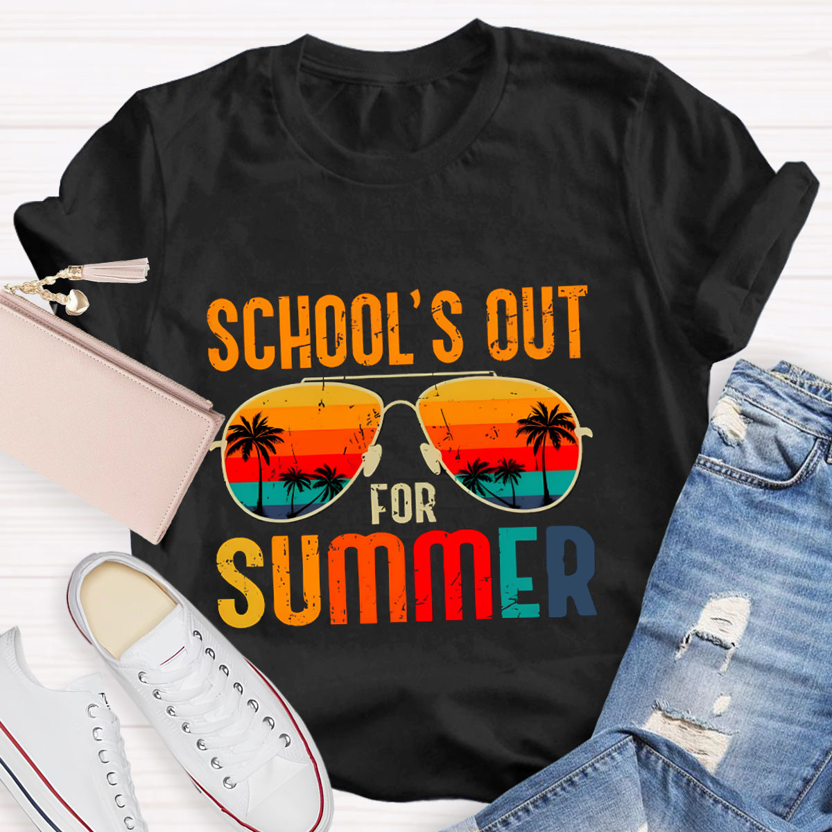 School's Out For Summer Rainbow Beach In The Eyes T-Shirt