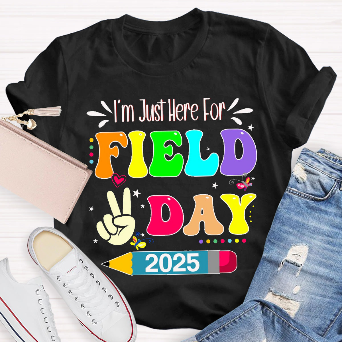 Personalize Year Field Day Teacher T-Shirt
