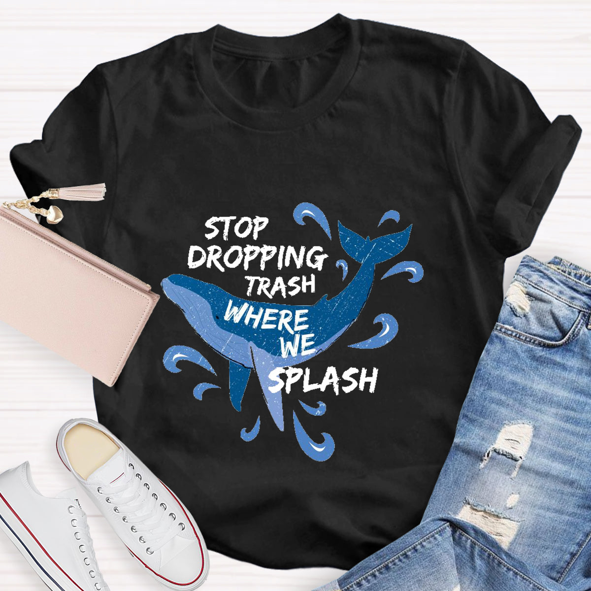 Stop Dropping Trash Into The Splash T-Shirt