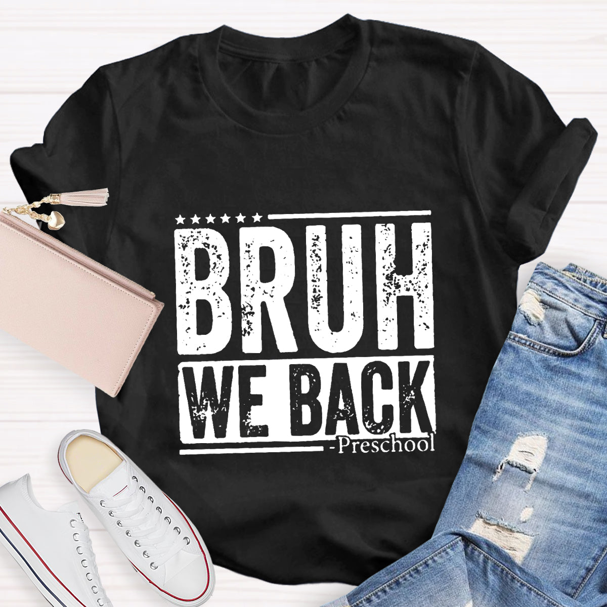 Personalized Grade Bruh We Back Back To School T-shirt