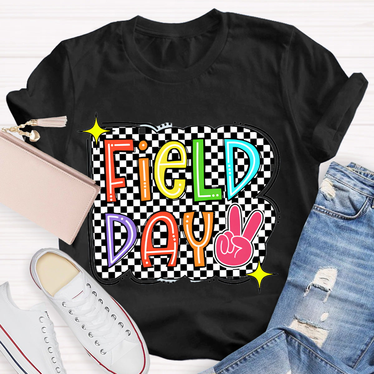 Field Day Star Teacher T-Shirt