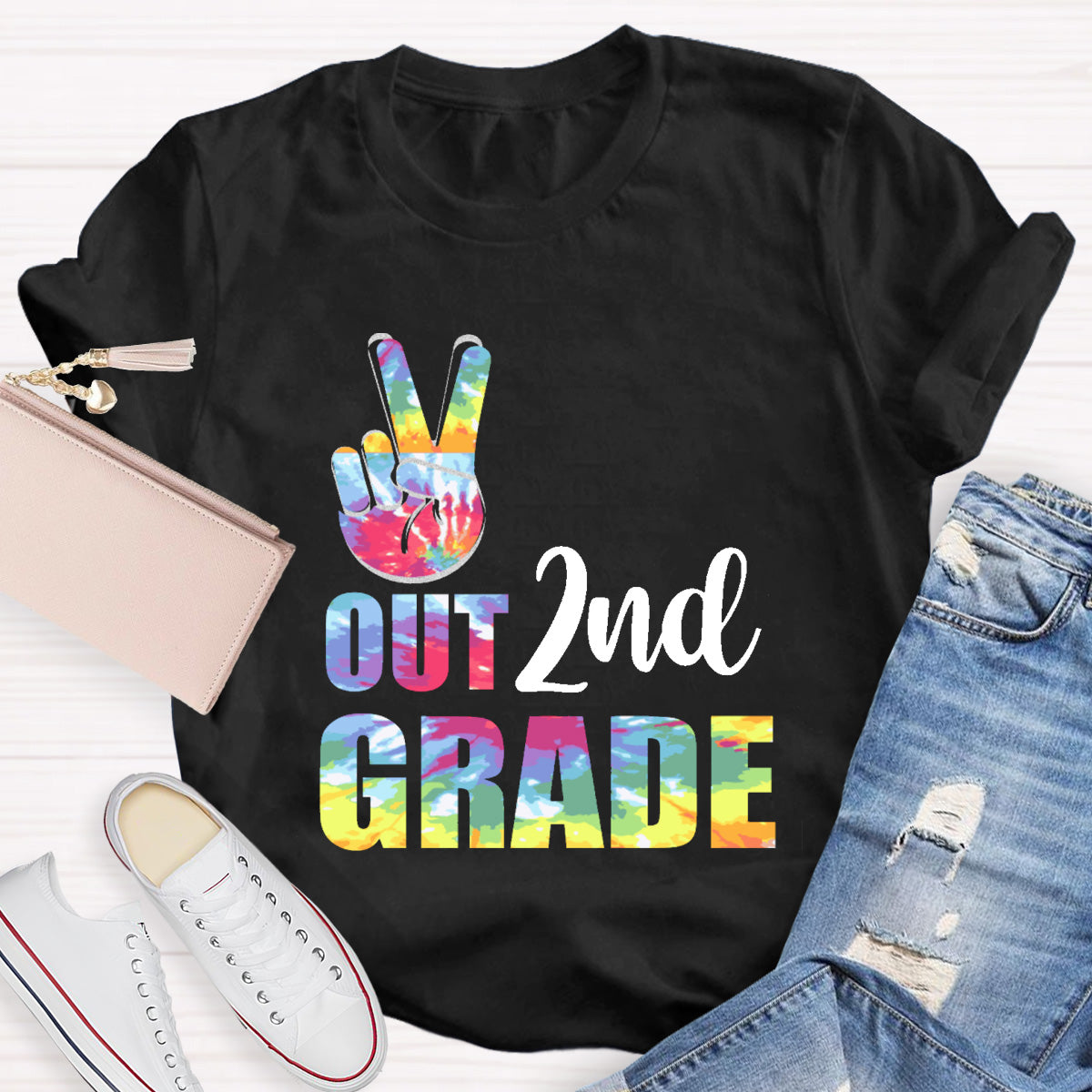 Personalized Grade Out 2nd Grade Teacher T-Shirt