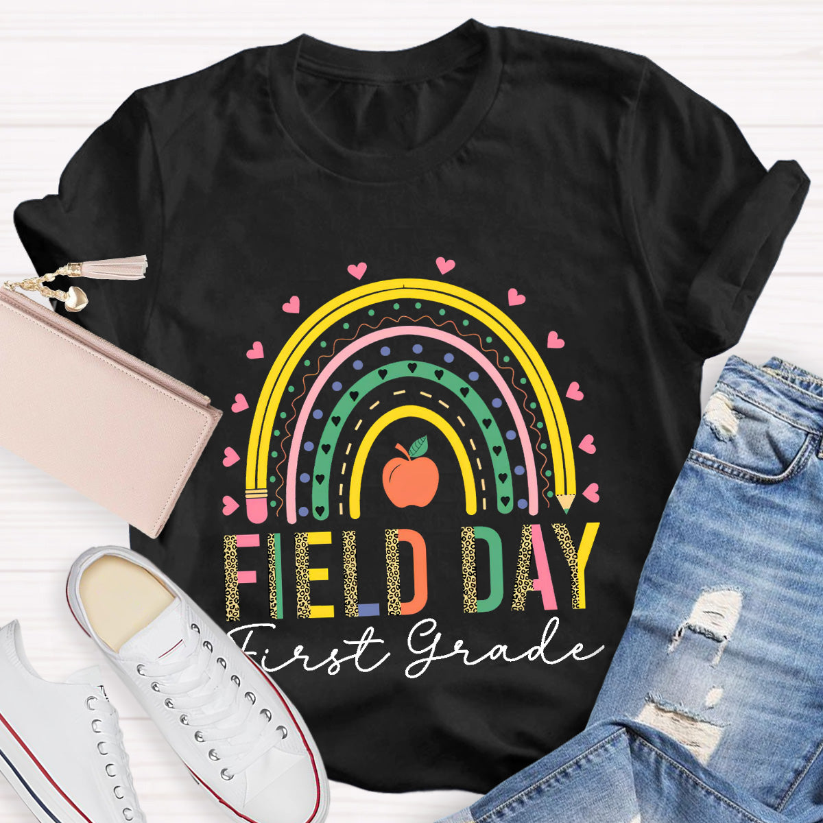 Personalize Grade Field Day Teacher T-Shirt