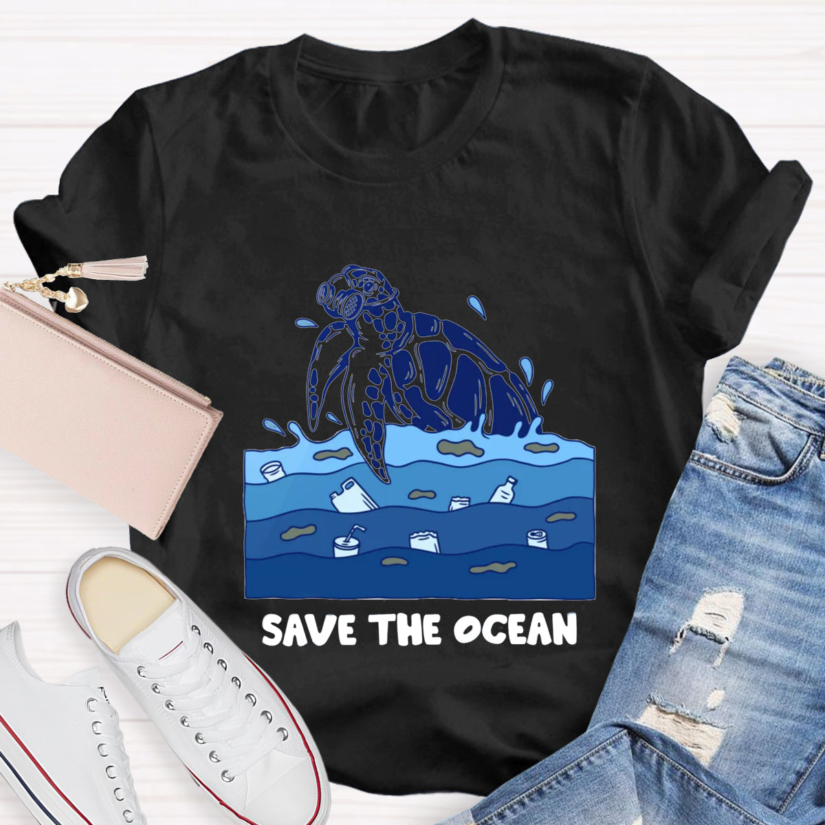 Save The Ocean Save The Turtle T-Shirt