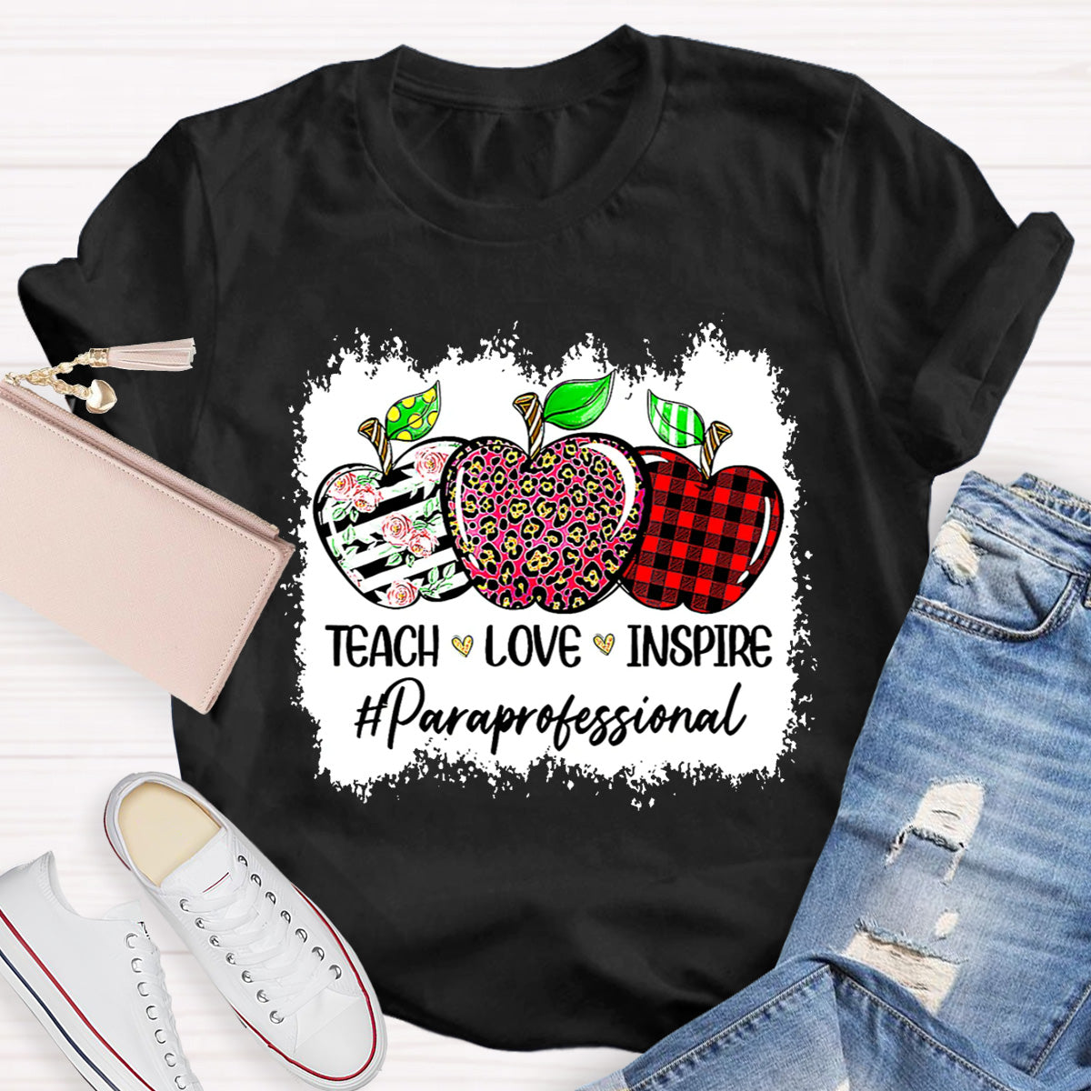 Each Love Inspire Paraprolessional Teacher T-Shirt