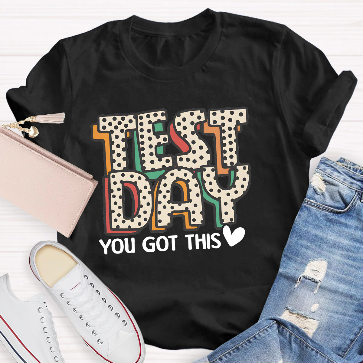 Text Day Teacher T-Shirt
