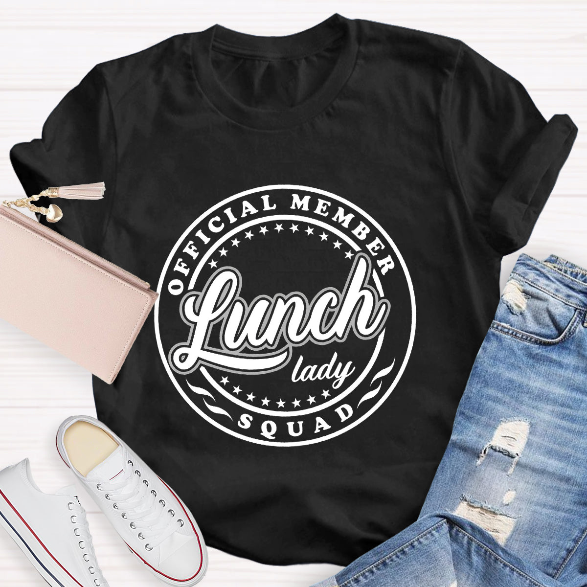 Official  Member Squad Lunch Lady T-Shirt