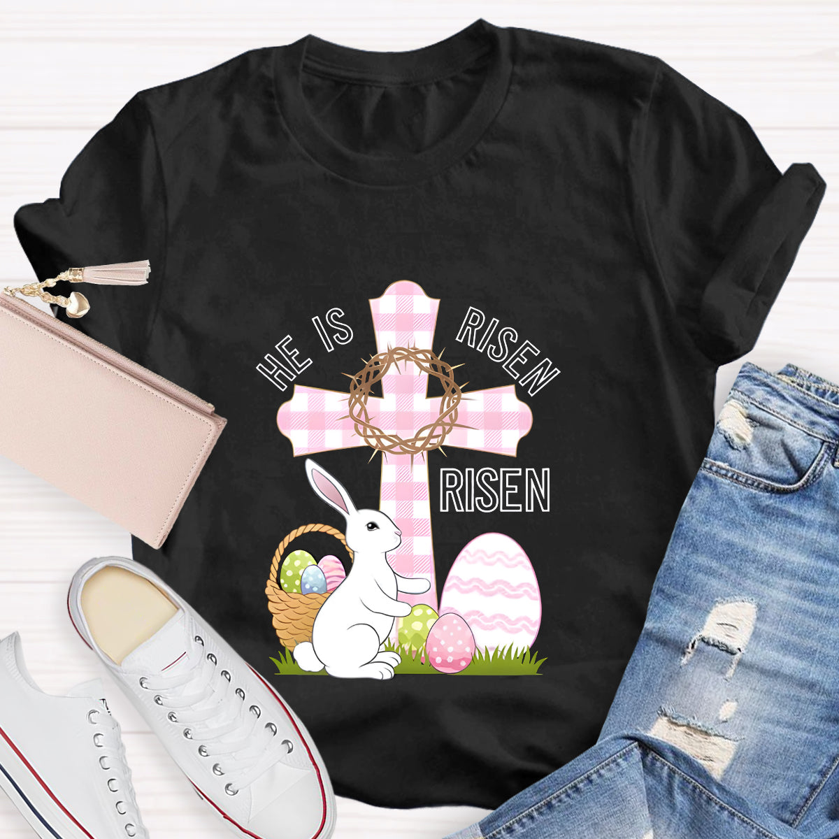 He Is Rise Easter T-Shirt