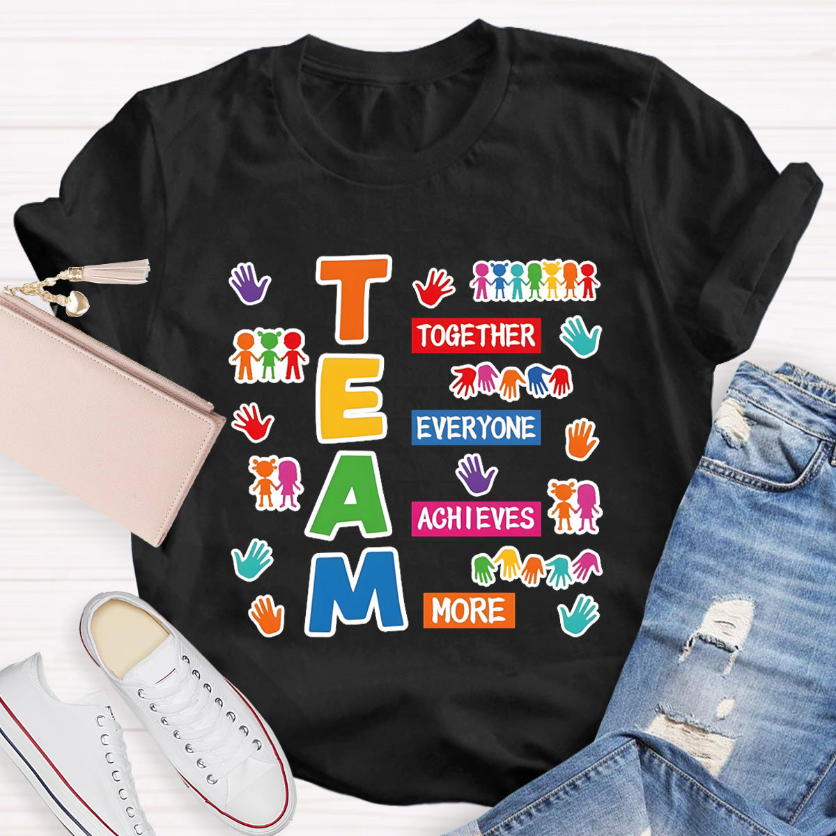 Team Together Everyone Achieves More Teacher T-Shirt