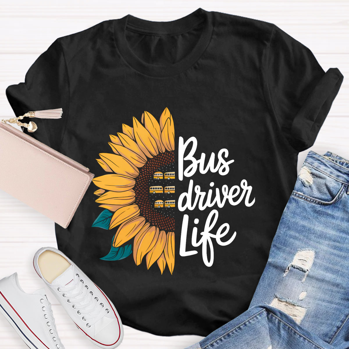Bus Driver Life Teacher T-Shirt