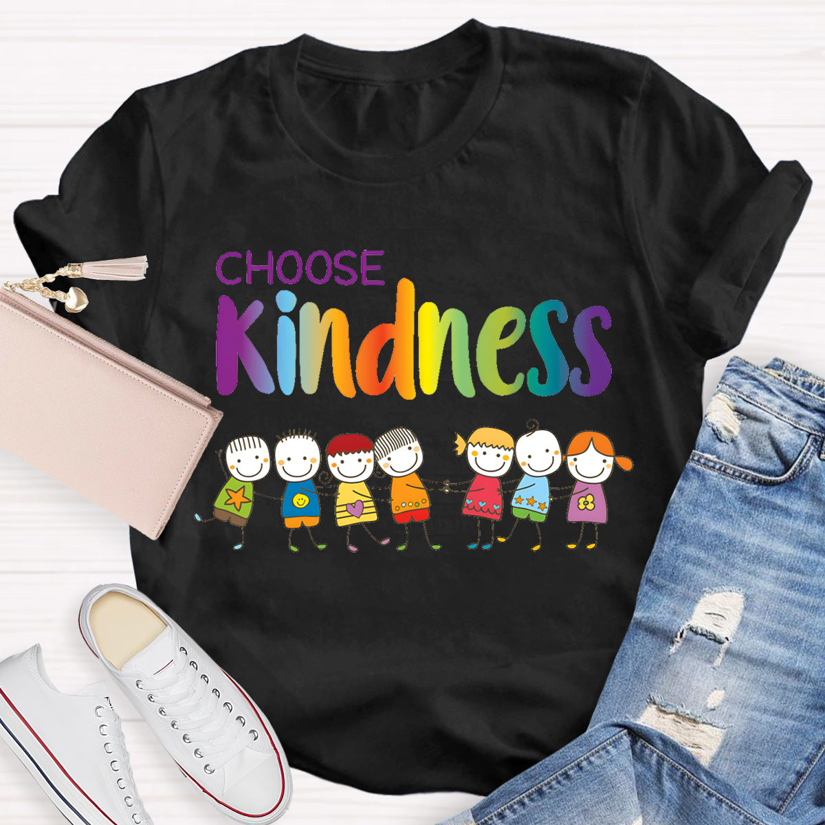 Choose Kindness Pretty Kids T-Shirt