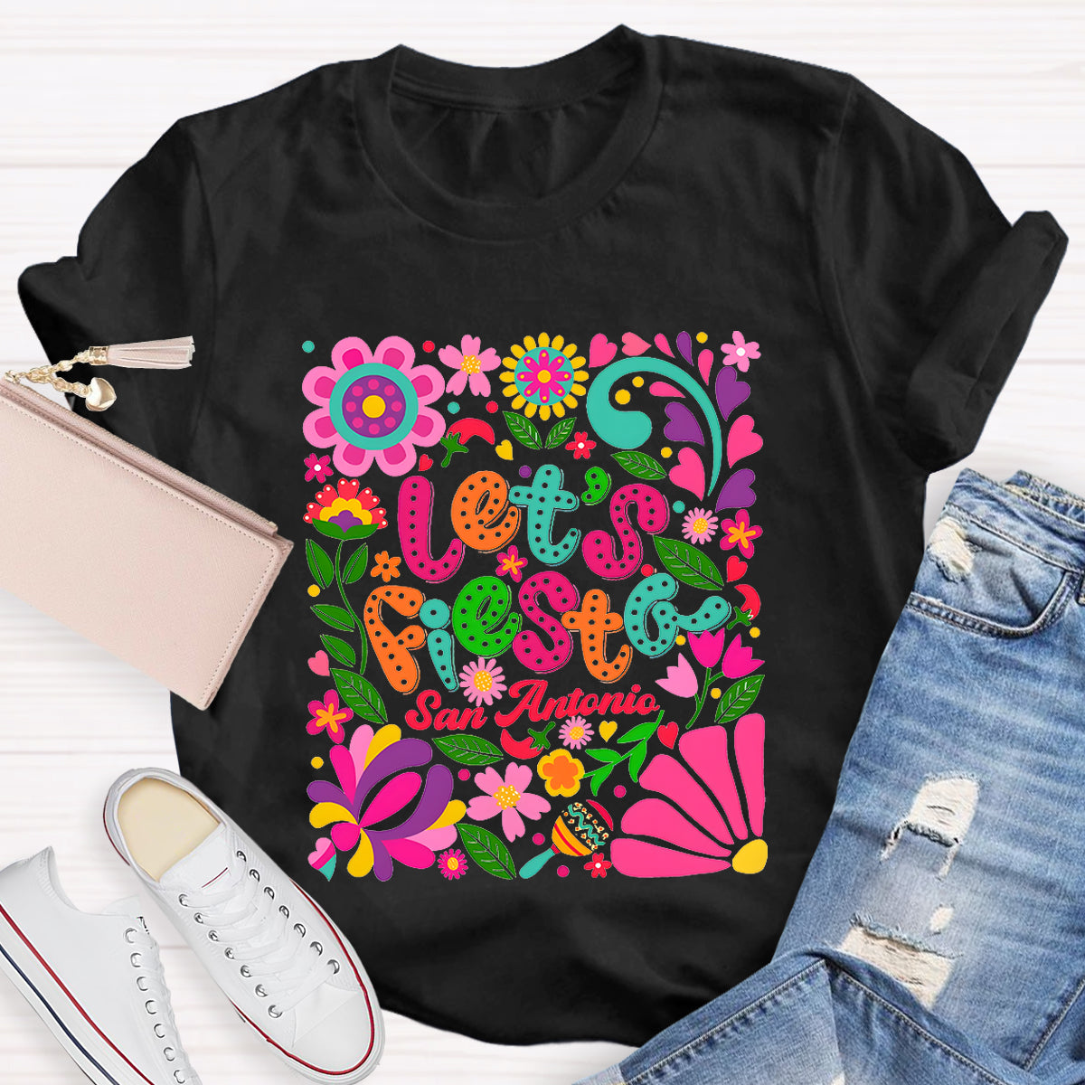Let's Fiesta Teacher T-Shirt