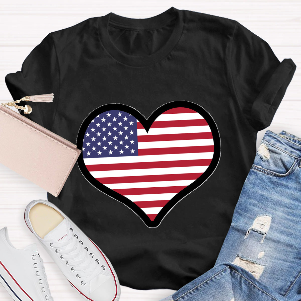 American Heart Teacher T-Shirt