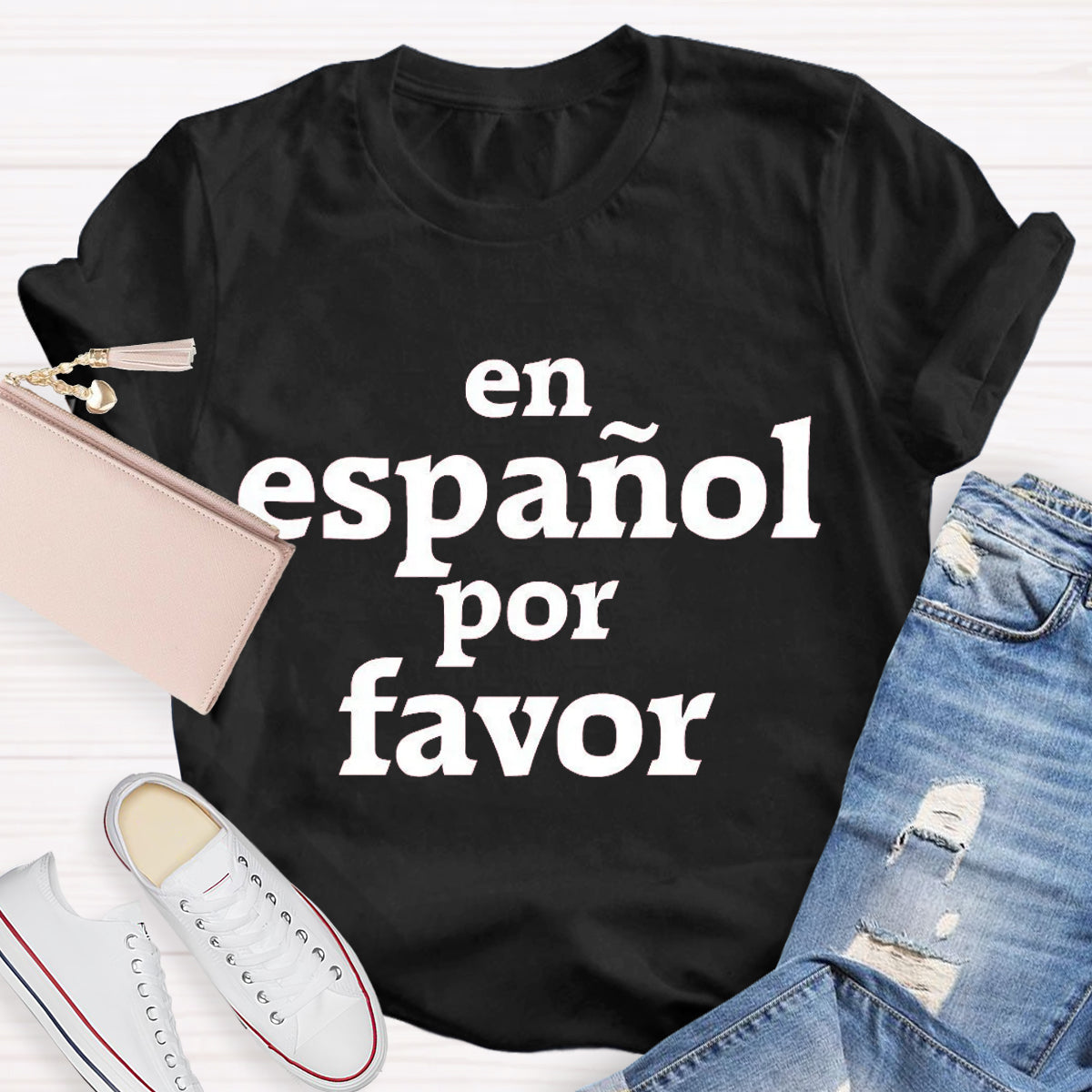 En Espanol Por Favor Spanish Teacher T-Shirt